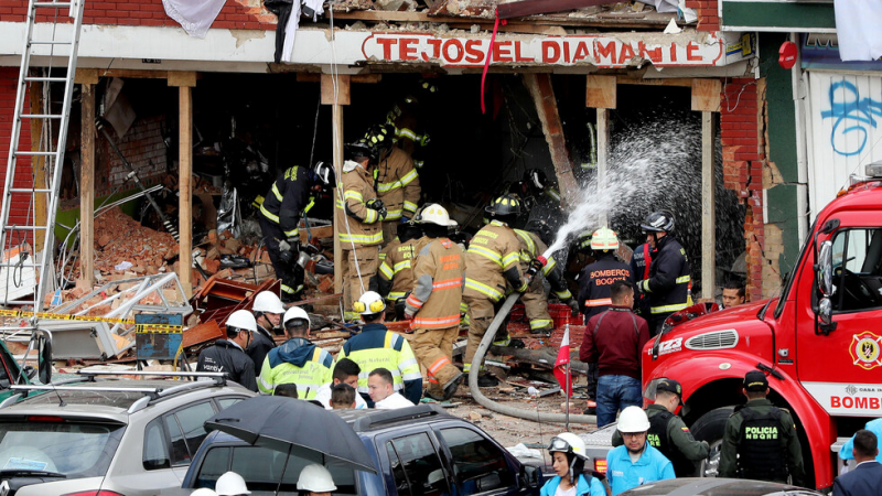 Адът слезе в Богота, има много жертви и ранени (СНИМКИ)