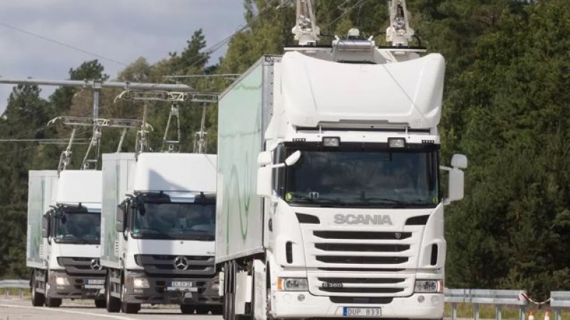 В Германия пуснаха камиони по жици