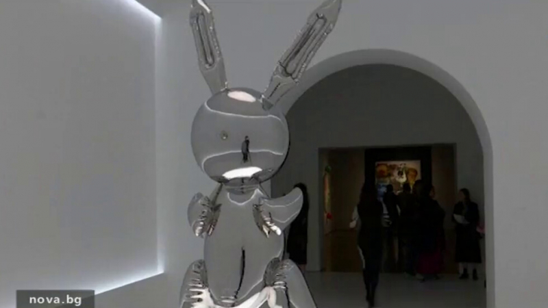 Скулптура на "Заек" удари над 90 милиона долара (СНИМКИ/ВИДЕО)
