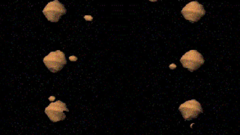 Астероид със собствен спътник се приближава със Земята (ВИДЕО)