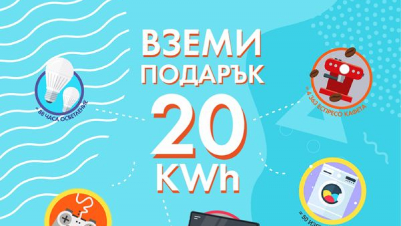 ЧЕЗ електро стартира кампания „20 kwh подарък“
