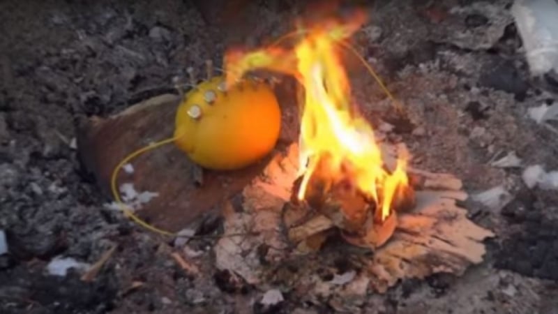 Как да запалите огън с лимон, ако нямате кибрит или запалка (ВИДЕО)