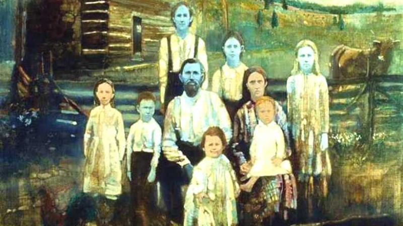 Невероятното американско семейство, което има син цвят на кожата (СНИМКА)