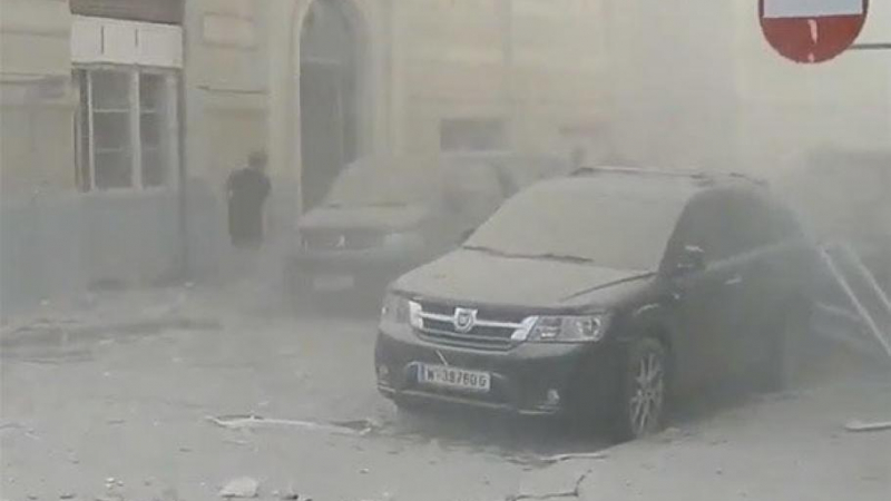 Мощна експлозия изправи на нотки Виена (ВИДЕО)