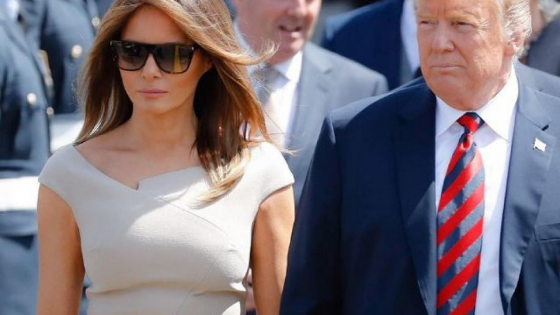 Стана ясно защо Мелания Тръмп непрекъснато носи слънчеви очила  