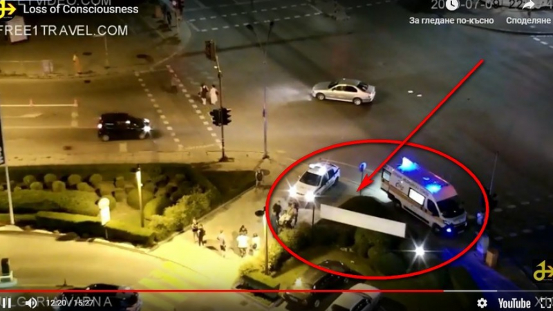 Зловещ инцидент в нощна Варна (ВИДЕО)