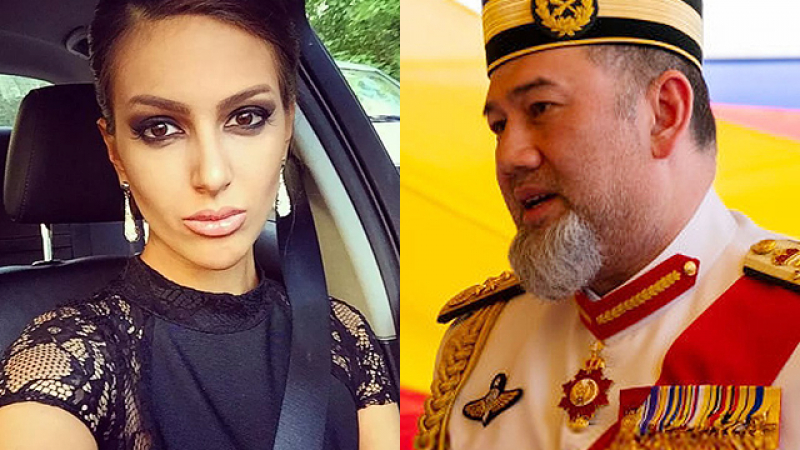 Мис Москва се разведе с бившия крал на Малайзия след раждането на сина им
