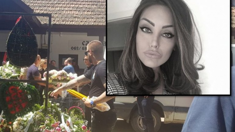 Десетки се стекоха на погребението на ослепителната Мис Сърбия СНИМКИ
