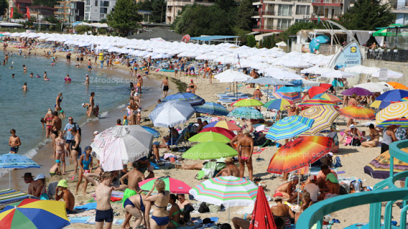 Калабалък и на Черноморието! Цацата на плажа гони по цени калмарите СНИМКИ