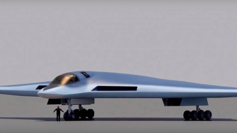 Новият руски стратегически бомбардировач ПАК ДА конкурент на B-2 Spirit ВИДЕО