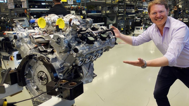 Перфекционизъм: Вижте как се правят двигателите V8 AMG ВИДЕО