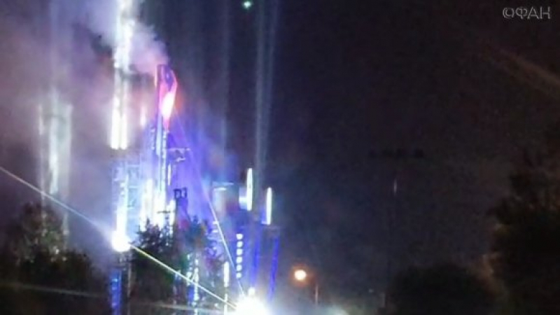 Огнен инцидент на концерт на Rammstein ВИДЕО