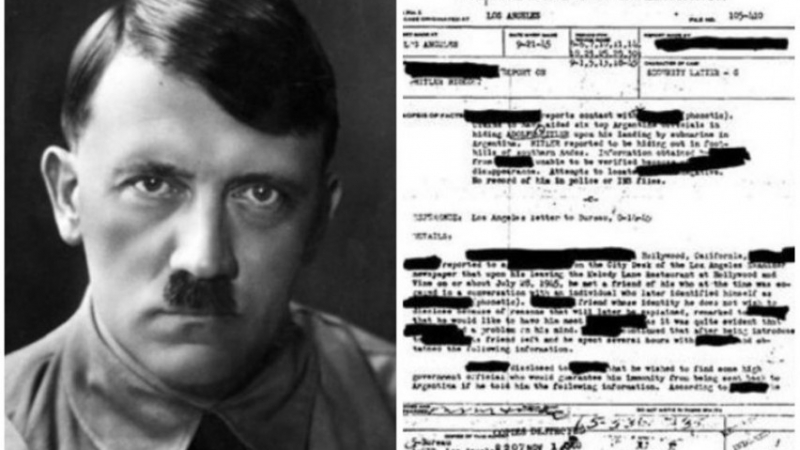 Най-накрая ФБР призна: Хитлер е умрял в Парагвай през 1973 г. ВИДЕО