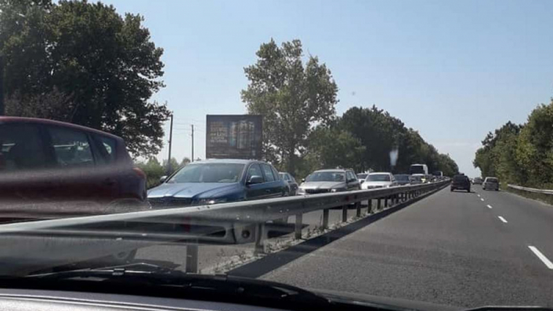 Кошмарна ситуация на пътя Бургас-Созопол