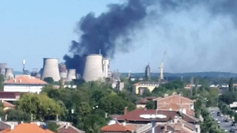 Пламна пожар до вагон с опасен товар в Димитровград
