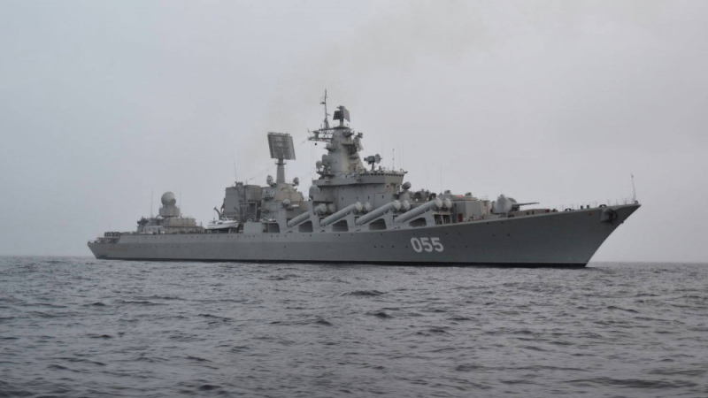 Руският ракетен крайцер "Маршал Устинов" влезе в Ла Манша