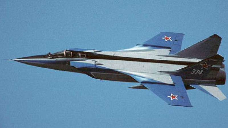 МиГ-31БМ проведе първи бой в близкия космос на 20 км височина ВИДЕО