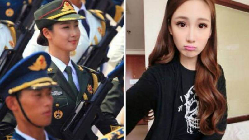 Тя е бивша моделка на бельо и най-сексапилният китайски войник ВИДЕО