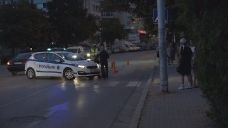 Моторист помете пешеходка в Търново СНИМКИ 