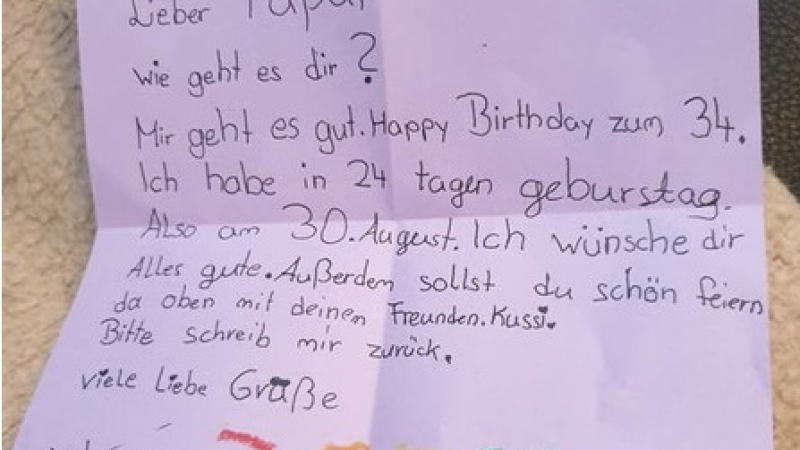 Момиче писа писмо на мъртвия си баща, след 6 години той ѝ отговори от отвъдното