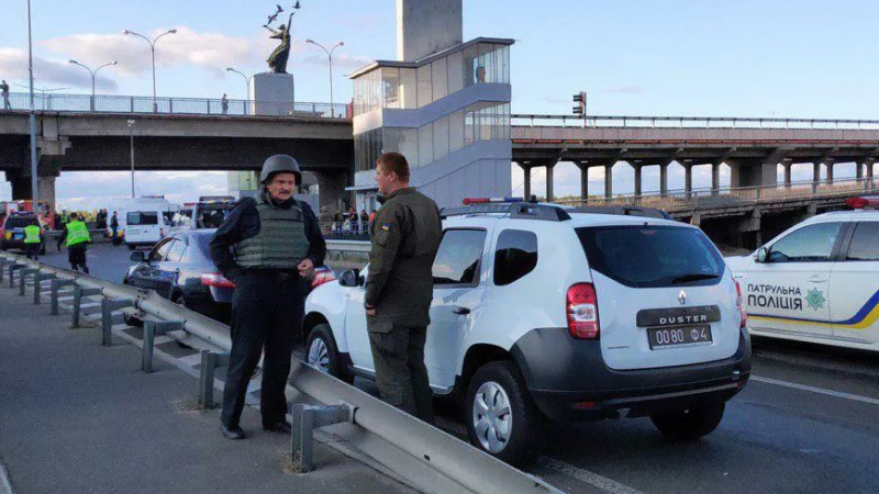 Разбра се кой е терористът, който обяви, че ще взриви мост в Киев 