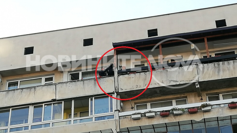 От последните минути: Командоси нахлуха в жилището на барикадиралия се мъж СНИМКА