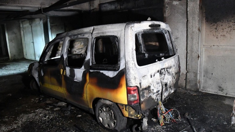 Разбра се причината за огнения ад в подземния паркинг в София СНИМКИ