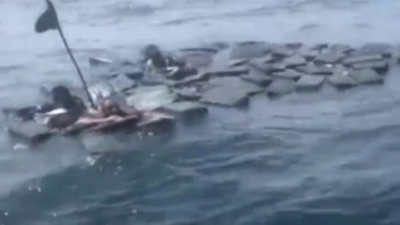 Трафиканти се спасиха от акули с... кокаин ВИДЕО