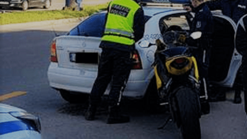 Луд екшън с моторист и полицаи във Врачанско