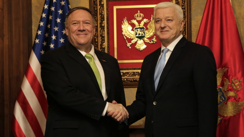САЩ и Черна гора подписват стратегическо военно споразумение