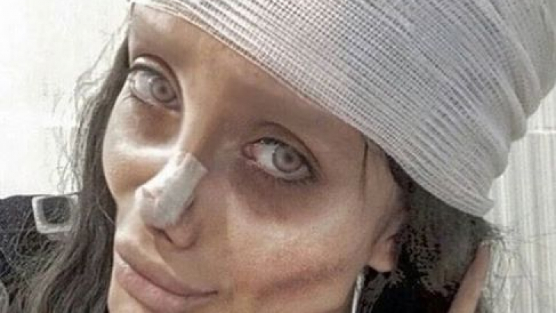 Арестуваха плашещото копие на Анджелина Джоли  