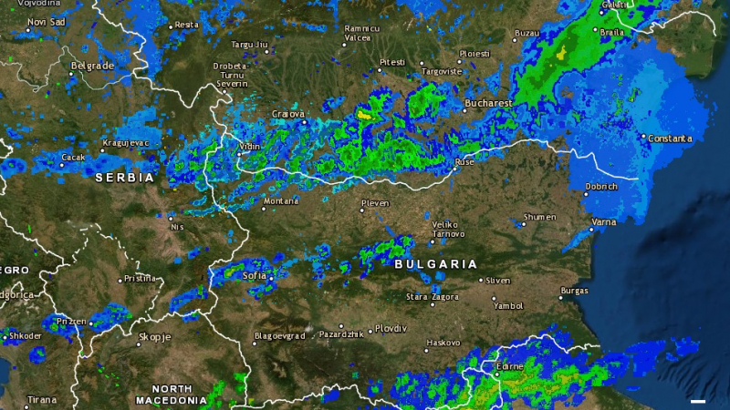 КАРТА показа какво се случи тази нощ над България