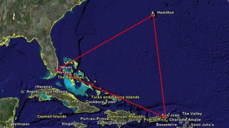 Уфолози заснеха над Бермудския триъгълник невиждано нашествие на НЛО