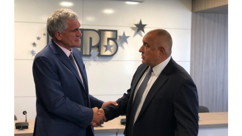 Борисов се срещна с кандидата на ГЕРБ за кмет на Ботевград Сашо Везенков