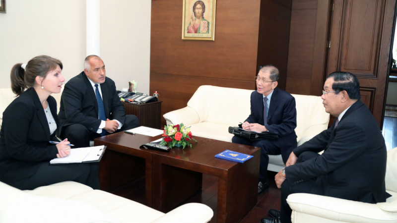 Бойко Борисов проведе среща с премиера на Кралство Камбоджа Хун Сен СНИМКИ