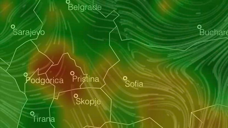 Косово гори, отива към Македония и Албания