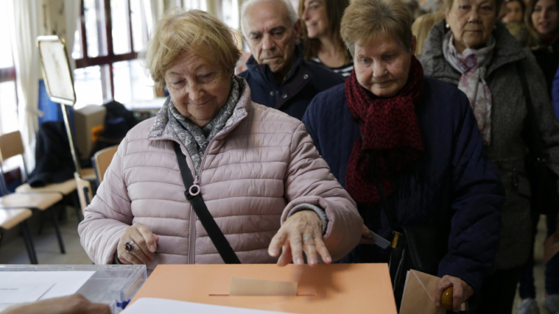 Испанско село гласува за 32 секунди ВИДЕО 