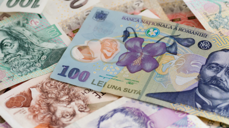 Румънската лея отново се срина стремглаво спрямо еврото