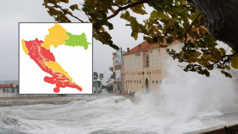 Страшно ВИДЕО от бурята на годината, ударила Западните Балкани