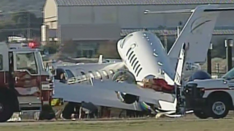 Инцидент: Два самолета се сблъскаха на летището в Тексас ВИДЕО