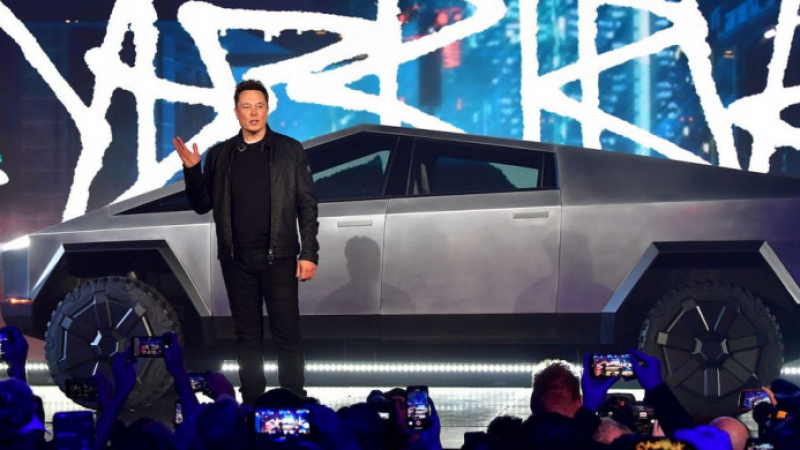 Tesla и Илон Мъск изумиха целия свят с новия пикап Cybertruck! ВИДЕО