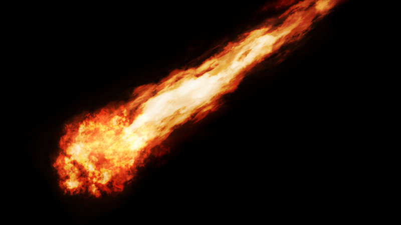 Паника в Орегон: Мистериозно огнено кълбо падна от небето СНИМКА