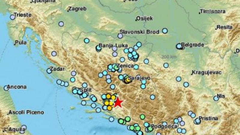 Още едно мощно земетресение удари Балканите 