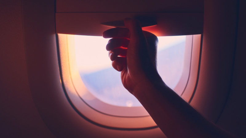 Експерти обясниха защо щорите на прозорците в самолета трябва да са вдигнати при кацане