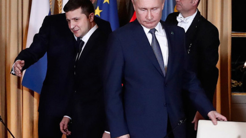 Путин с първи думи след срещата си със Зеленски 