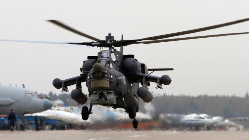 Военен хеликоптер се разби в Русия