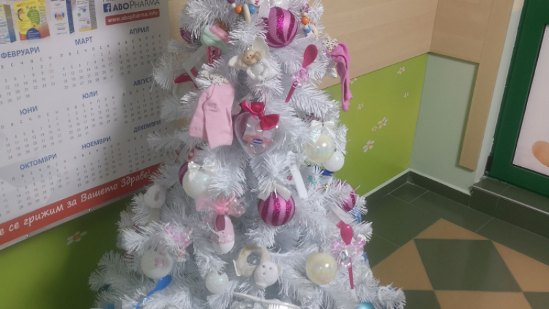 Оригинална „бебешка“ елха радва майките в болница „Софиямед“