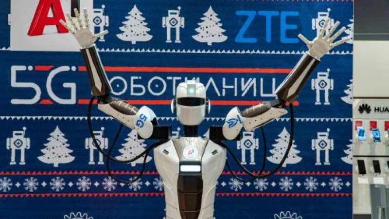 А1 демонстрира роботизация през първата в страната 5G самостоятелна (standalone) мрежа в Mall of Sofia между 19 и 23 декември