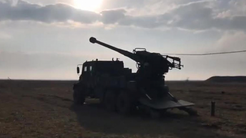 Най-новата артилерийска система на Украйна стреля с... вода ВИДЕО 
