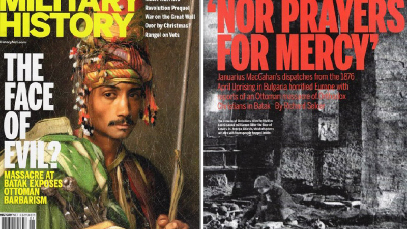 Баташкото клане на  корицата на Military History